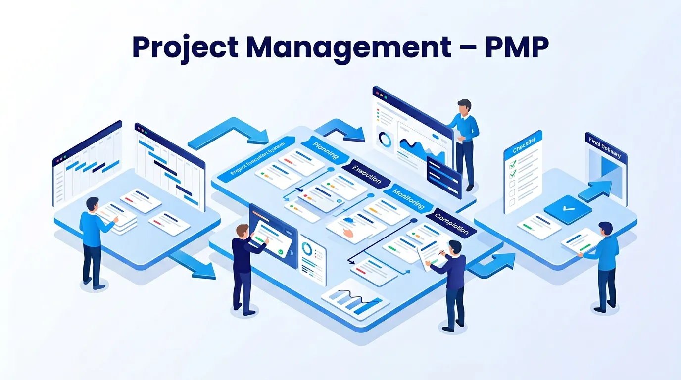 إدارة المشاريع (Project Management – PMP)